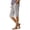 #319Gray, variant on Womens Linen Capris Loose Fit Summer Cotton Pants With Pockets Casual Trousers