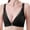 Black, variant on Floral Secrets Comfort Rose Bra Front Closure Lace Comfy No Wire Bras Push Up Wire-Free Seamless Bra Beige 105C