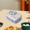 thumbnail image 4 of Caja Bento para estudiantes con borde, caja sellada para frutas y ensaladas, caja para el almuerzo para microondas, recipiente para palillos y salsas, linda caja para el almuerzo para niños, caja para, 4 of 6