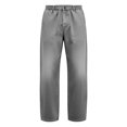 thumbnail image 4 of Men's Elastic Waist Casual Fit Straight Leg Pants Gray M, 4 of 5