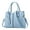 Blue, variant on Purse and Handbags for Women Leather Tote Shoulder Handle Satchel Bags Ladies Large Capacity Bag with Adjustable Strap