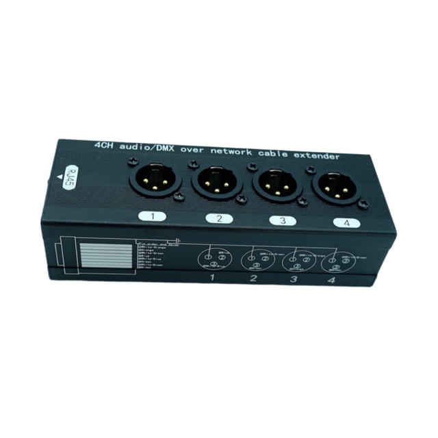 Puerto combinado de serpiente de 4 canales múltiples Cable de caja Ethernet Flexible Cable para iluminación de audio Instrumentos de micrófonos XLR 11 Combinación
