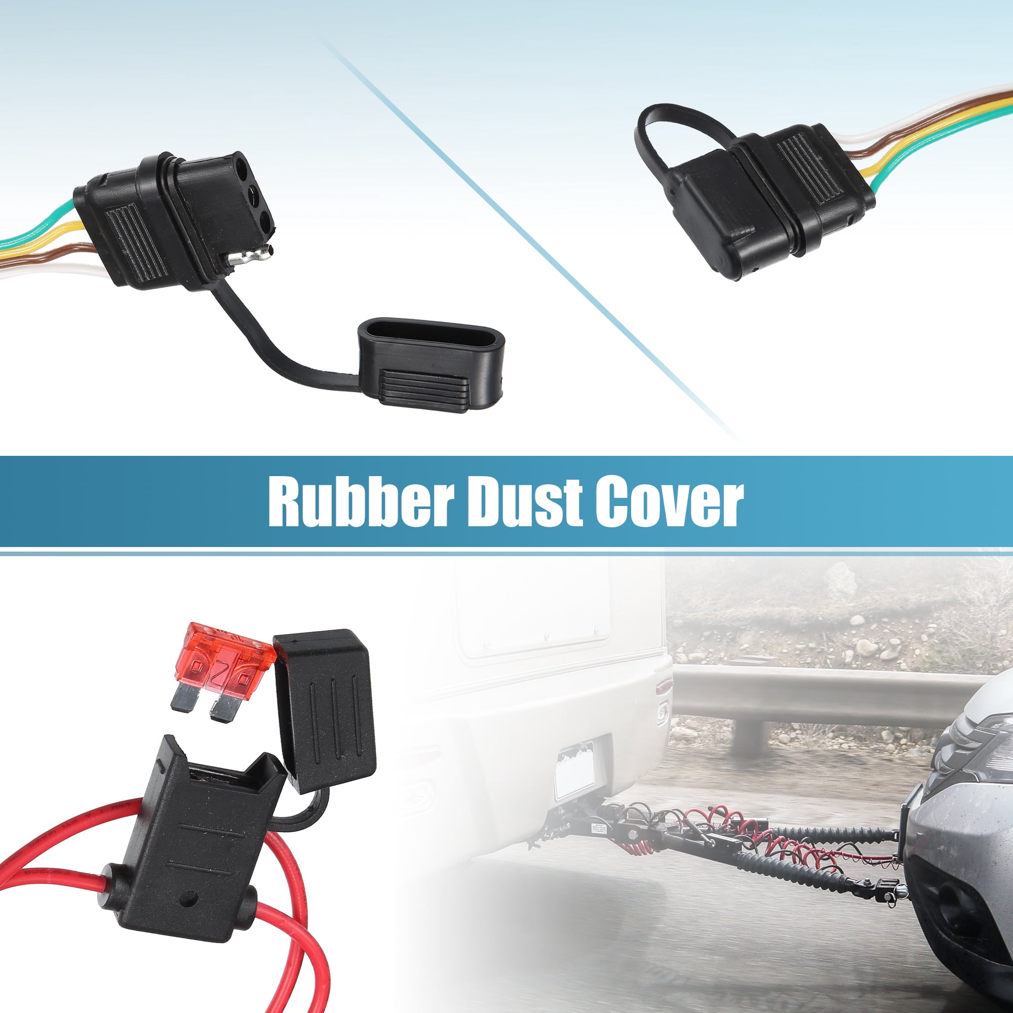 Unique Bargains 56033 4-Pin Trailer Wiring Harness for Nissan Rogue 1 Set