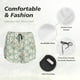 thumbnail image 4 of Balery Daisies Flowers Pantalones cortos deportivos para mujer con forro y dos bolsillos, elásticos, para entrenamiento, gimnasio, yoga-XX-Large, 4 of 7