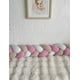 thumbnail image 4 of Cojín Protector De Cuna Bebé Personalizado 4 Mts Rosa Beige Liso Rosa, 4 of 4