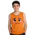 thumbnail image 4 of LIBRCLO Kids Tank Tops for Boys Size 6 Years Round Neck Soft Thin Undershirts Quick Dry Summer Beach Tops Fashion Prints Sleeveless T Shirts Orange, 4 of 6