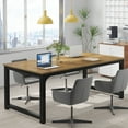 thumbnail image 2 of Tribesigns 70.9"Executive Desk, Large Office Computer Desk with WPC Tabletop Modern Simple Table for Home Office, 2 of 8