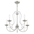 thumbnail image 5 of Livex Lighting - Mirabella - 5 Light Chandelier in Farmhouse Style - 24 Inches, 5 of 9