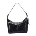 thumbnail image 1 of Bolso de hombro para mujer con cremallera en la axila para ir de compras, uso diario, fiesta en la calle, trabajo Negro, 1 of 7