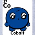 thumbnail image 2 of CafePress - Cute Element Cobalt Co - Cute Infant Baby Football Bodysuit, 2 of 3