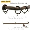 thumbnail image 3 of YouLoveIt Curtain Rod Industrial Curtain Rods for Windows Blackout Wrap Around Curtain Rod, for Indoor and Outdoor, Simple Modern Design, 3 of 8