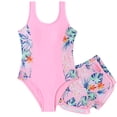 thumbnail image 5 of Tween Girls Bathing Suit Swimwear Summer Piece Slim Fit Beach Two Piece Multicolor Floral Print Swim for Kids Swimsuits, 5 of 5