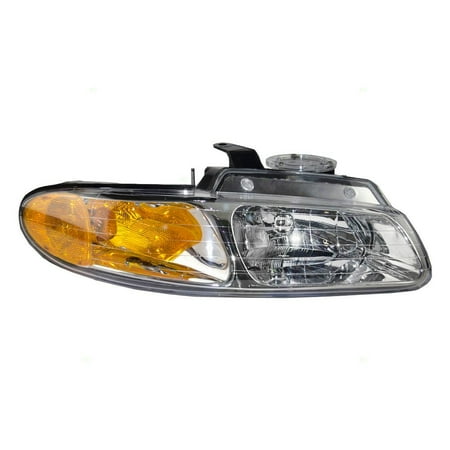 - Passengers Headlight Headlamp Replacement for Dodge Chrysler Plymouth Van without Quad Lamps 4857040AB, Meets all OE specifications, with DOT stamp By AUTOANDART from USA