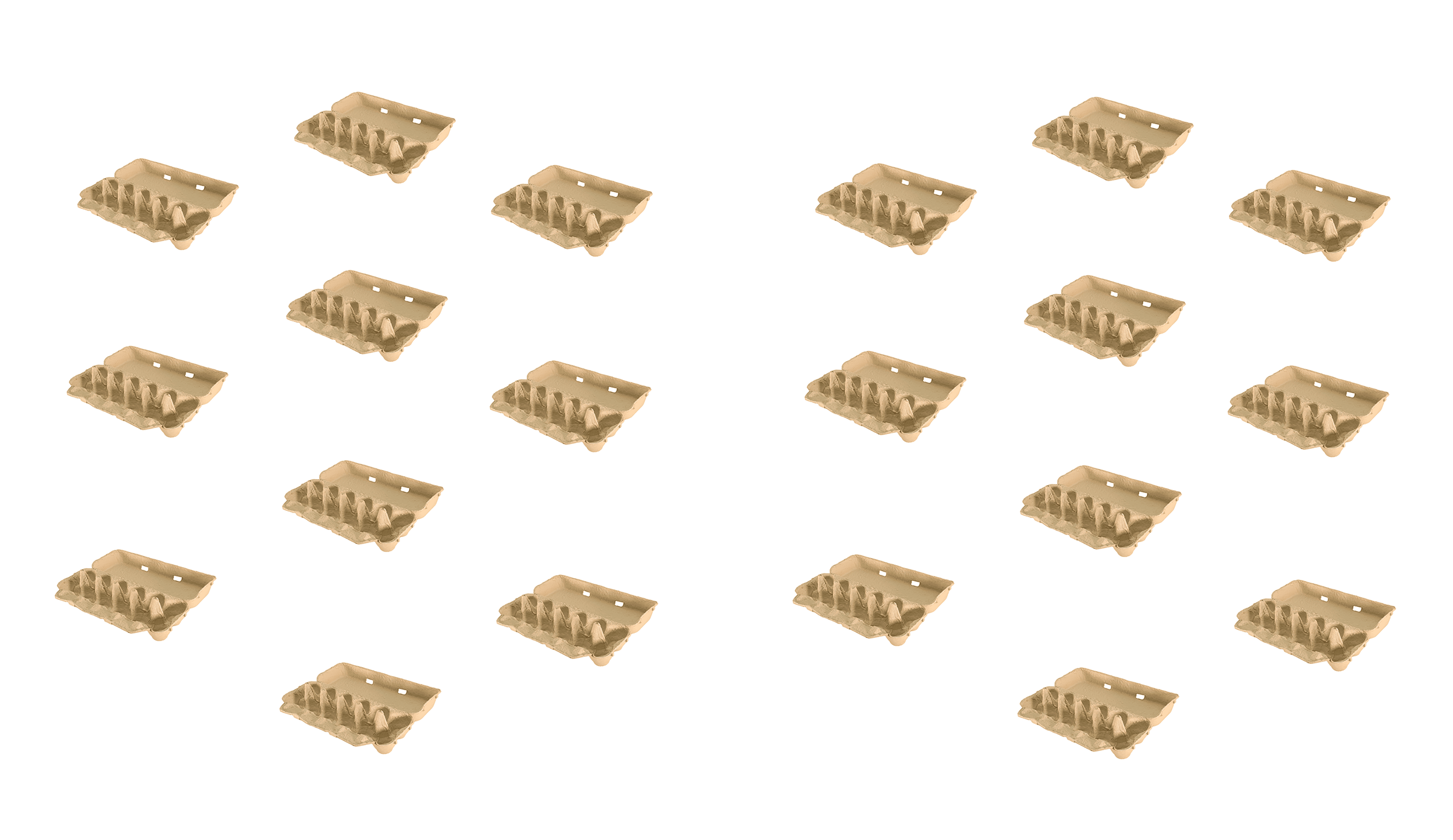 Little Giant Solid Top Egg Carton Pack of 20 - EGGCTNSLD