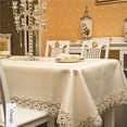 thumbnail image 4 of European-style fabric tablecloth lace dining tablecloth rectangular coffee table cloth dressing table microwave oven cover towel, 4 of 6