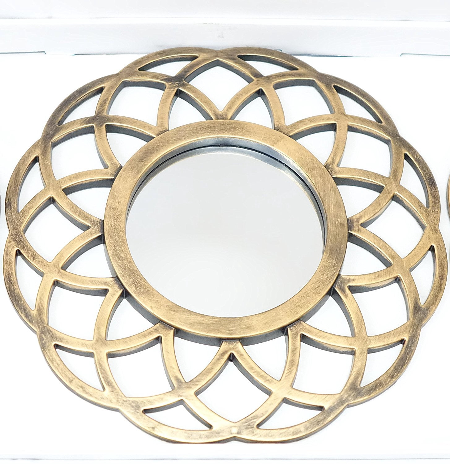 All American Collection New 3 Piece Decorative Mirror Set, Wall Accent Display