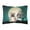 English Bulldog - Grey Brindle, variant on Halloween Scary English Bulldog Grey Brindle Canvas Fabric Decorative Pillow