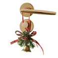 thumbnail image 1 of Velvet-Bow Xmas Tree Pinecone Pendant Charming Small Ornaments for Xmas Tree Home Holiday Decor, 1 of 5