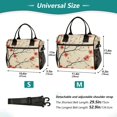 thumbnail image 4 of FORMRS Insulated Lunch Bag for Work School Unisex Large Capacity Cooler with Shoulder Strap, Red Floral Pattern, 4 of 6