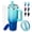 Green Blue, variant on SUNSOC 40 oz Stainless Steel Travel Coffee Mug with Handle, Flip Straw Lid, Leakproof Insulated Tumbler Fits Car Cup Holders