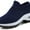 Blue, variant on Women's shoes, Comfortable Walking Shoes, Fashion Platform Sneakers with foot arch pad, Casual Shoes for Work