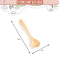thumbnail image 3 of CoreLiving Small Wooden Spoons for Eating, Natural Bamboo Coffee Spoons, Mini Teaspoons for Honey, Sugar, Salt, Jam, Mustard, Ice Cream, 1 Pc, 3 of 10
