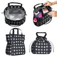 thumbnail image 2 of Pioneer Flower Floral Print Pattern Drawstring Lunch Bag Women - Drawstring Lunch Bag Insulated for Work Office - Stain-Resistant Large Lunchbags for Women with Multi-Pockets, 2 of 6