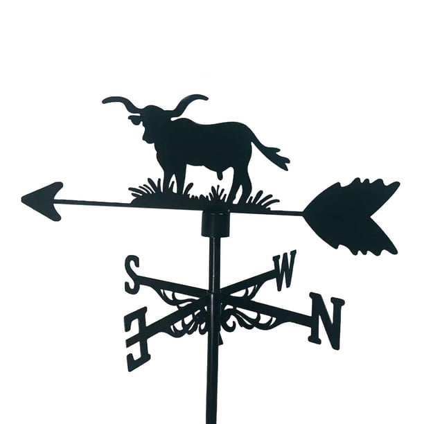 Indicador de dirección del viento del techo de de hierro con veleta decorativa para valla Forma kusrkot Veleta