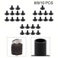 thumbnail image 4 of 8 9 10 Pcs Manches Longues Cymbales avec Base à Bride pour Pièces de Batterie de Percussion, 4 of 7