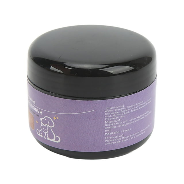 Acondicionador Para El Cabello De Mascotas, Crema Desnatada Para Perros Ingredientes Naturales Suave Profesional Calma La Irritabilidad Multifuncional Para Gatos Para Salón De