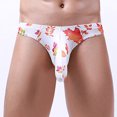 thumbnail image 2 of Ropa Interior de Tanga Para Hombre Moda Casual Cómodo Transpirable Impreso Bragas de Cintura Media Baja Odeerbi ODB143292, 2 of 3