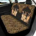 thumbnail image 4 of Xoenoiee Boho German Shepherd Dog Pattern Car Seat Covers Front Seat Protector Split Bench Cover Full Set 4 pcs Auto Seat Protector Pads, Universal Fit, for Car SUV Van Truck, 4 of 7