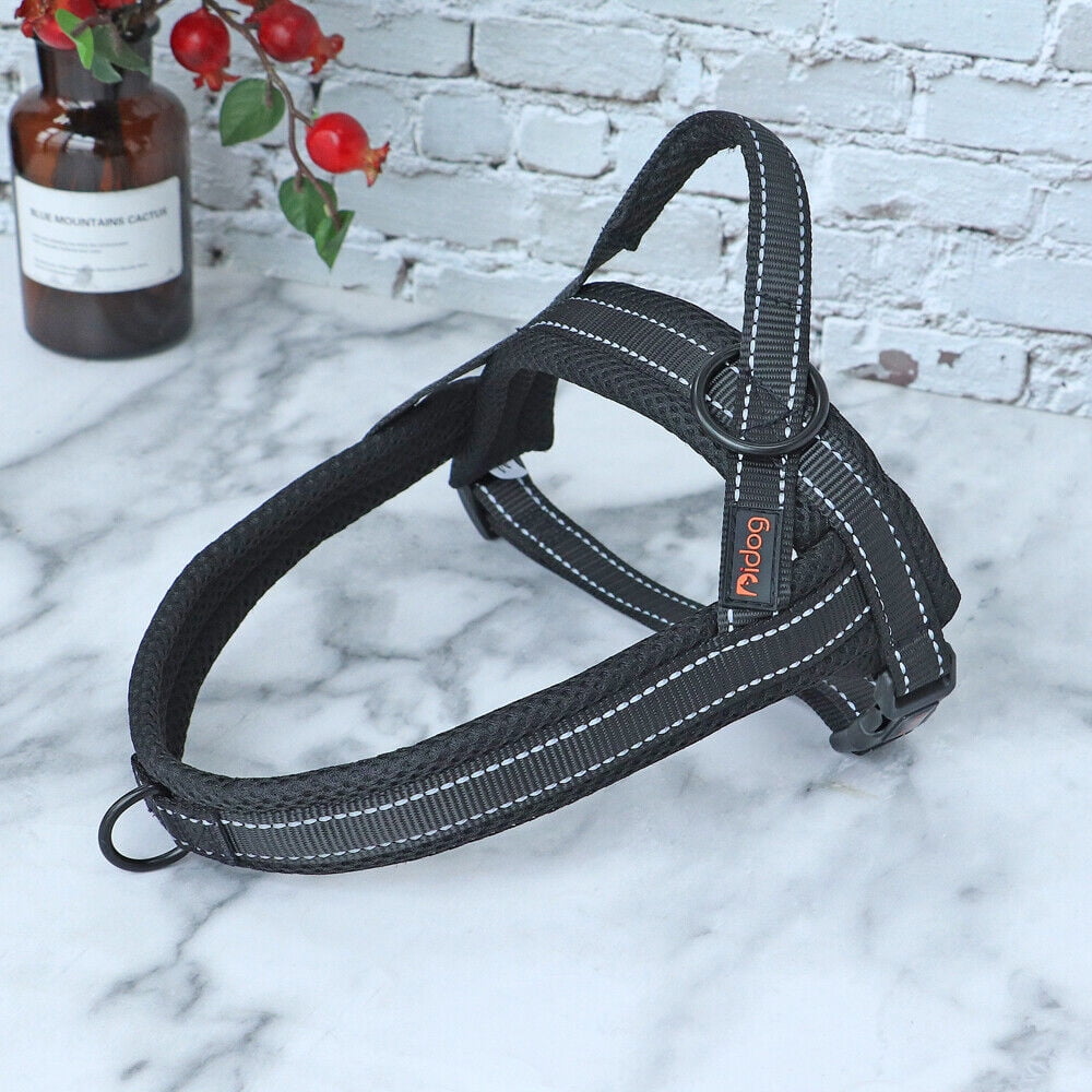 Pet Artist No Pull Dog Pet Dog Harness Reflective Nylon Mesh Padded with Handle Front Leading