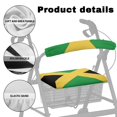 thumbnail image 5 of HELLHERO Jamaica Flag Rollator Seat Cover Seat & Back Cover and Seniors Adult Stain Proof Non-Slip Cover for Elderly, 5 of 7