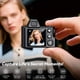 thumbnail image 3 of Digital Camera 1080P Video Camcorder for Vlogging, 4X Zoom Portable Camera with Built-in Storage, Auto Flash, Point and Shoot for Travel YouTube, 3 of 7