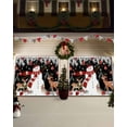 thumbnail image 3 of Garage Door Banner Cover 7 x 16 ft, Christmas Snowman Red Christmas Balls Pine Leaves Black Christmas Garage Door Decorations Holiday Christmas Backdrop Decor for Winter New Year Xmas Party, 3 of 6