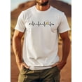 thumbnail image 2 of Casual Fashion T-shirt For Men Graphic Print Short Sleeve Tees Tops, Men'S Clothing, Short sleeves, Round Neck Tees, 2 of 6