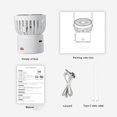 thumbnail image 4 of Ventilador De Refrigeración Con Carga Usb Portátil, Ventilador De Cuello Colgante Ajustable De 45 Grados, Ventilador De Mano De Viento De Tres Velocidades Con Cordón qarigey OD015569-03, 4 of 6