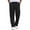 Black, variant on COOFANDY Mens Casual Sweatpants Open Bottom Lounge Pants Lightweight Baggy Workout Yoga Track Pants