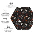 thumbnail image 3 of Yiaed Animal Koi Fish Print Leather Coasters for Drinks - Cup Coasters Coffee Table Kitchen Table Bar, Home & Office Gifts Handmade Drink Coasters-Hexagon, 3 of 6