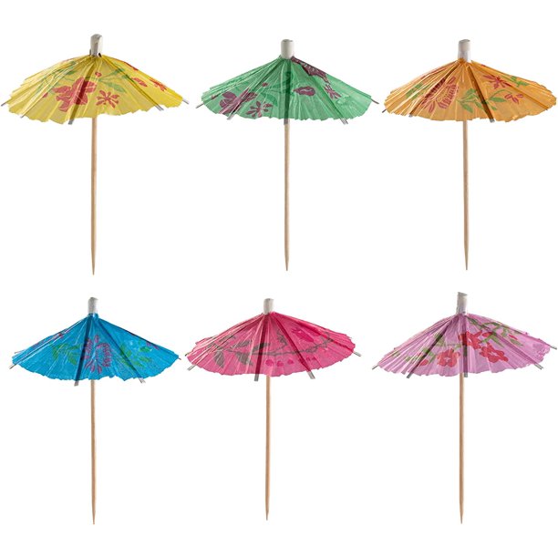 Comfy Package Umbrella Toothpicks Cocktail Picks Drink Umbrellas, 240