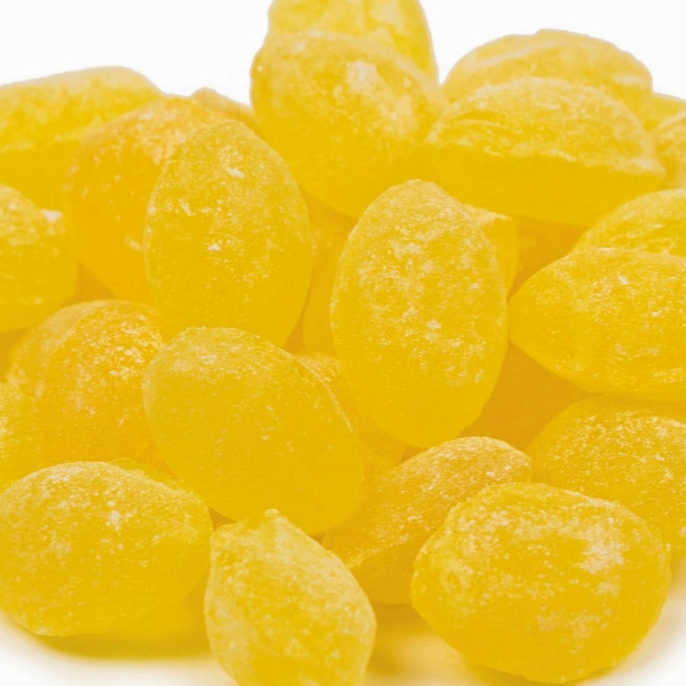 Claey's Sanded Sugar Hard Candy Lemon Drops 4 lbs