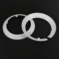 thumbnail image 4 of Uxcell 114mm White PP Escutcheon Water Pipe Cover Decoration 2 Pack, 4 of 6