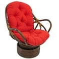 thumbnail image 1 of 48-inch by 24-inch Solid Twill Swivel Rocker Cushion, 1 of 2