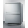 thumbnail image 2 of Summit ADRD24 24 Stainless Steel ADA Compliant Drawer Refrigerator with 4.8 cu. ft. Capacity  Outdoor Approved  Frost-Free Operation  Digital Thermostat and LED Lighting, 2 of 5