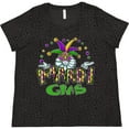 thumbnail image 3 of Inktastic Mardi Gras Jester Women's Plus Size T-Shirt, 3 of 5