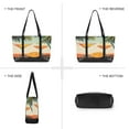 thumbnail image 6 of FORMRS Canvas Laptop Tote Bag for Women with 15.6" Computer Compartments Shoulder Handbag, Mid Century Glasses, 6 of 7