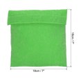 thumbnail image 2 of Uxcell 7"x7" Reusable Washable Polyester Snack Bag Sandwich Bag, Grey/Green 4 Pack, 2 of 6