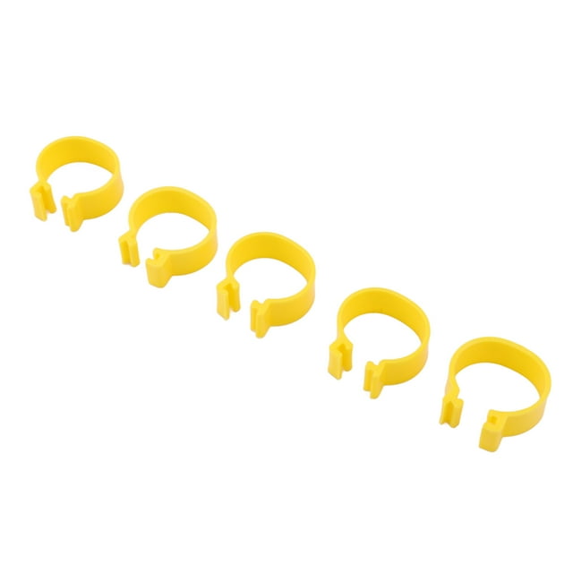 Chicken Leg Rings, Poultry Foot Ring Buckle Clip Ring DIY Number Tag Markers For Birds Chicken Duck Chicks Ducks Clip On Rings