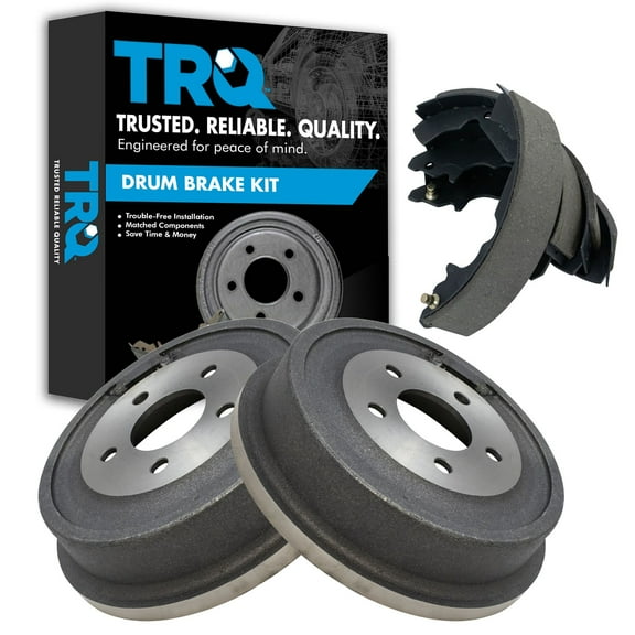 TRQ Brake Drum & Shoe Rear Kit Fits Select Equinox Aztek Torrent Vue/Hybrid